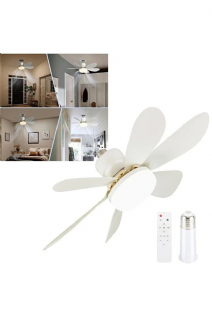 62 Watt Pervaneli Fan Ampul – Kumanda Kontrollü LED Işık